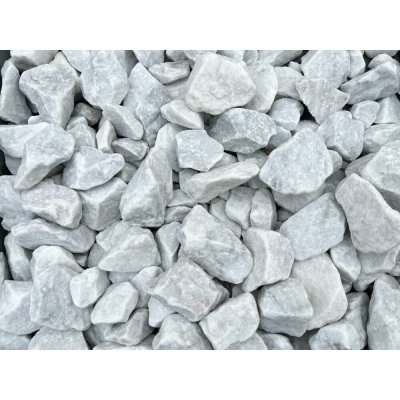 Mramorová drť, Kararská bílá, více frakcí 16-25 mm, 25 Kg – Sleviste.cz