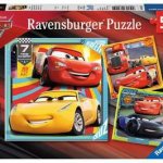 Ravensburger Disney Auta 3: Na závodech 3 x 49 dílků – Sleviste.cz