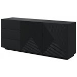 Nábytek Bogart Asha 167 cm se zásuvkami a drážkovaným čelem – Sleviste.cz