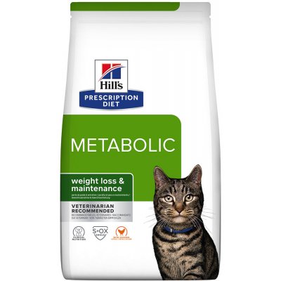 Hill's Prescription Diet Metabolic Feline Weight Management s kuřecím 12 kg – Hledejceny.cz