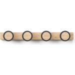 Umbra Hub Rail 4 háčky Black Natural – Hledejceny.cz