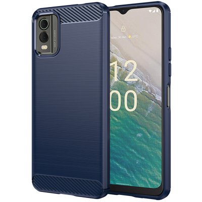 Techsuit - Karbonový silikon - Nokia C32 - modrý – Zbozi.Blesk.cz