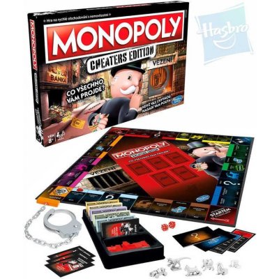 Hasbro HRA Monopoly Cheaters edition CZ (společenská hra)
