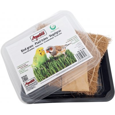Apetit ptačí tráva pěstební miska kokos.rohož 30 g – Hledejceny.cz