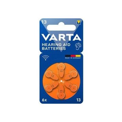 Varta Hearing Aid Battery 13 6ks 24606101416 – Zbozi.Blesk.cz
