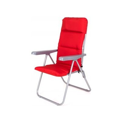HAPPY GREEN Židle zahradní skládací LOARA 68x58x107cm,červená – Zboží Mobilmania