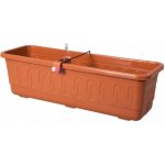 Plastkon Samozavlažovací Truhlík FANTAZIE teracota 40 x 19 x 18 cm – HobbyKompas.cz
