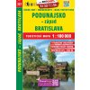 Mapa a průvodce mapa Podunajsko-západ Bratislava 1:100 t.