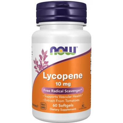 Now Foods Lycopen 10 mg 60 softgelových kapslí – Hledejceny.cz