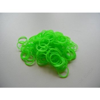 RAINBOW LOOM Original gumičky 600 kusov limetkové zelená