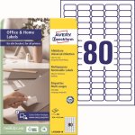 Avery Zweckform L4732REV-10 Snímatelné etikety 35,6x16,9mm 800 ks bílá – Zboží Mobilmania