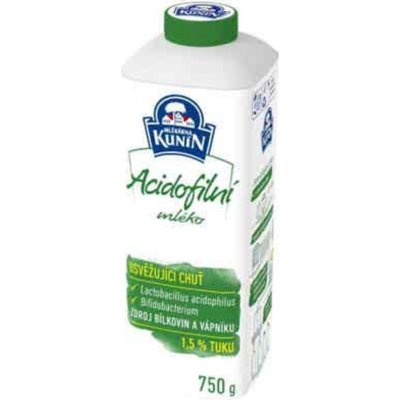 Mlékárna Kunín Acidofilní mléko 750g – Hledejceny.cz