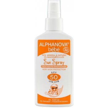 Alphanova Bebe sluneční spray SPF50 125 g