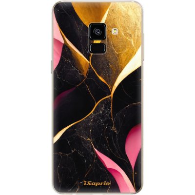 Pouzdro iSaprio - Gold Pink Marble - Samsung Galaxy A8 2018 – Zbozi.Blesk.cz