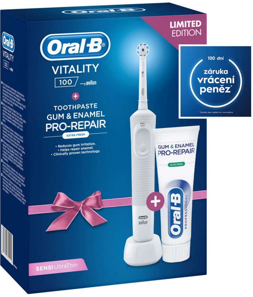 Oral-B Vitality D100 Sensitive od 661 Kč - Heureka.cz