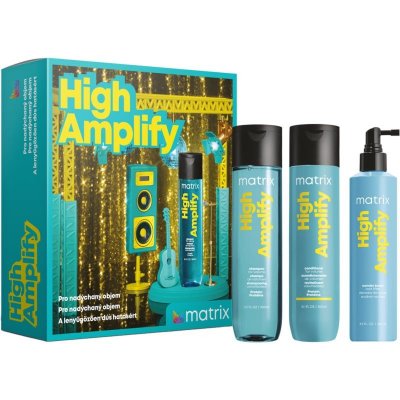 Matrix High Amplify proteinový šampon pro objem 300 ml + proteinový kondicionér pro objem 300 ml + stylingový sprej pro objem od kořínků 250 ml – Zboží Mobilmania