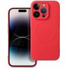 Pouzdro a kryt na mobilní telefon Pouzdro AppleMix Apple iPhone 14 Pro - podpora MagSafe - silikonové - červené