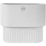 Květináč Front Oval White 17 cm DBKD – Hledejceny.cz