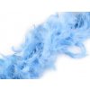 Karnevalový kostým Prima-obchod Bohaté boa krůtí peří 60 g délka 1 8 m 19 modrá nebeská