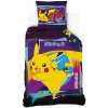 Povlečení Carbotex povlečení Pokémon Pikachu Bleskový Útok 140x200 70x90