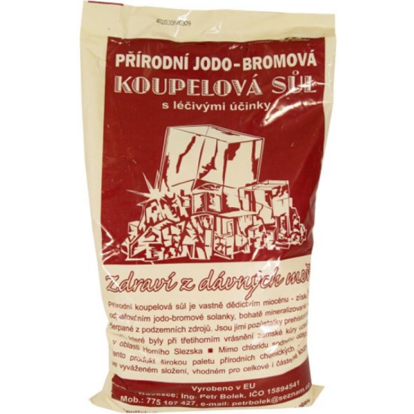 Přípravek do koupele Salco Přírodní jódo-bromová koupelová sůl 1 kg