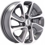 Racing Line B5387 5X14 4X100 ET41 polished graphite | Zboží Auto