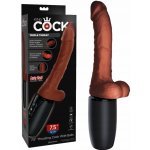 Pipedream King Cock Plus Triple Threat Brown – Zboží Dáma