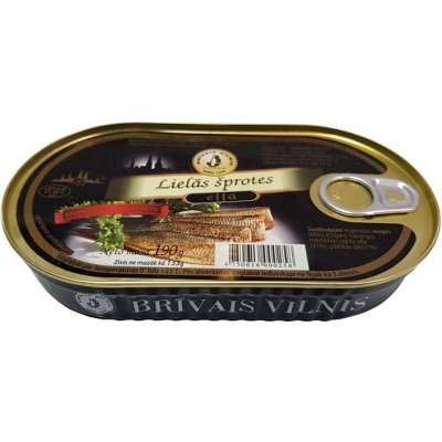 Brivais Vilnis Šproty v oleji velké 133 g – Hledejceny.cz