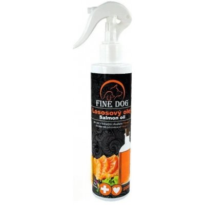 Fine Dog Lososový olej s rozprašovačem 500 ml – Hledejceny.cz