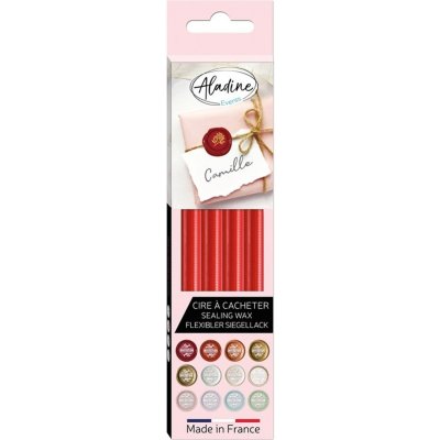 Aladine pečetní vosk 4 ks červený – Hledejceny.cz