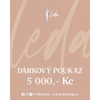 Dárkový poukaz LEDA 5000 Kč – Hledejceny.cz