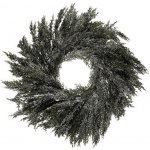 Autronic Věnec z túje - umělý, pr. 70 cm zelený, ojíněný VED013 Zelená, Plast – Zboží Dáma