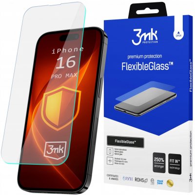 3mk hybridní sklo FlexibleGlass pro Apple iPhone 16 Pro Max 5903108586412 – Zboží Živě