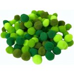 dp Craft Bambulky 10mm (120ks) zelený mix – Zboží Dáma dp Craft Bambulky 10mm (120ks) zelený mix – Zboží Dáma