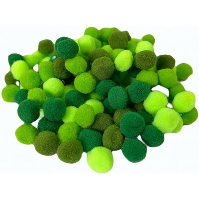 dp Craft Bambulky 10mm (120ks) zelený mix – Zboží Dáma dp Craft Bambulky 10mm (120ks) zelený mix – Zboží Dáma