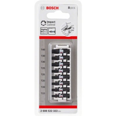 Bosch 8 kusů 8×PZ2 2608522331 – Zboží Mobilmania