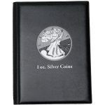 Kapesní album Route na 48 stříbrných mincí do průměru 41 mm černé – Zboží Dáma