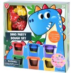 Playgo Plastelína dinosaurus 6x56g – Zboží Dáma