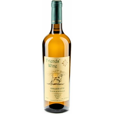 Friends' Wine Tsinandali gruzínské suché bílé 2022 12% 0,75 l (holá láhev) – Hledejceny.cz