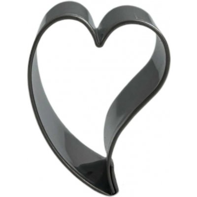 Smolík Cookie Nerezové vykrajovátko srdce šikmé 3cm – Zboží Dáma