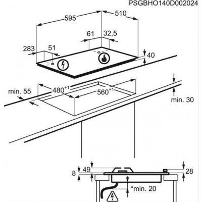 ELECTROLUX EGS6436RK