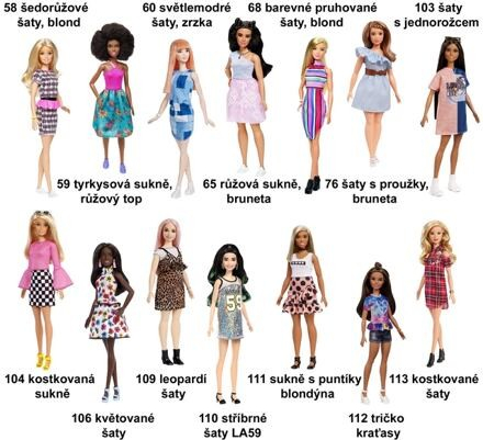 Barbie Modelka 5 džínová vesta zrzka od 299 Kč - Heureka.cz