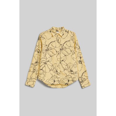 Gant Reg line drawing cot žlutá – Sleviste.cz