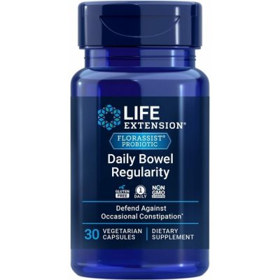 Life Extension FLORASSIST Daily Bowel Regularity 30 vegetariánská kapsle 57,5 mg – Hledejceny.cz
