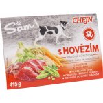 Chejn Sam Adult Dog hovězí 8 x 415 g – Zboží Mobilmania