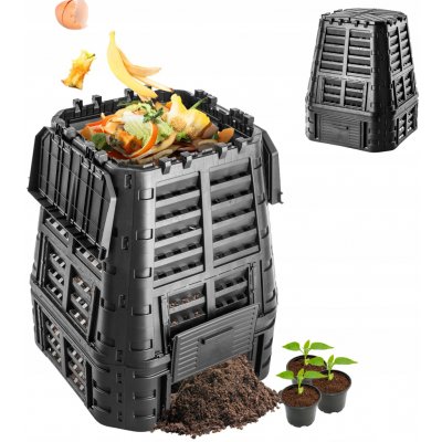 Kadax Kompostér 1 komorový 740 l černý – Zboží Dáma