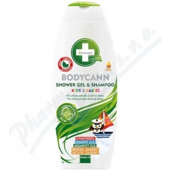 Bodycann přírodní dětský sprch.gel šampon 250 ml