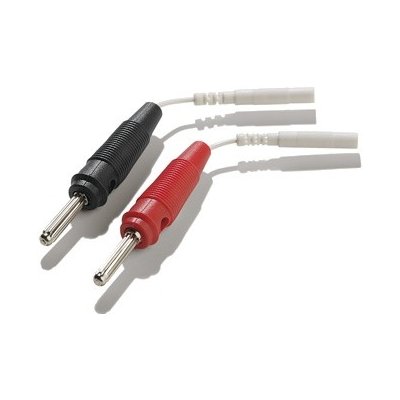 Mystim Adapter Lead Wire for 2mm Plug to Banana Plug 2 pcs