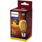 Philips Vintage LED žárovka E27, 4 W, 400 lm, 2500 K, tvar žárovky – Hledejceny.cz