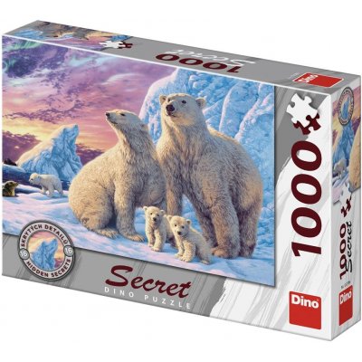 Dino Secret Collection: Lední medvědi 1000 dílků – Zboží Mobilmania